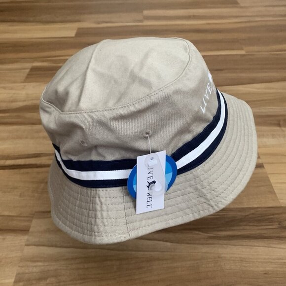 Florida 30A Live Well Boonie Bucket Khaki Hat Adult One Size NWT - Picture 4 of 10